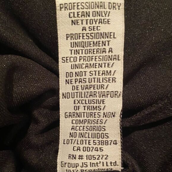 JS Collections Black, Lilac & Grey Leaf Embroidered V Neck Gown 6 Formal Wedding - Picture 8 of 8